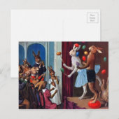 ヴィンテージバニーショーハガキ ポストカード (正面/裏面)