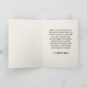 ヴィンテージバニーピンク黄色の花バスケットイースター シーズンカード (内部)