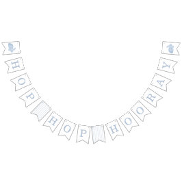 ヴィンテージバニーフレームイースターバウンティングバナー – 青 バンティングフラッグ