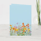 ヴィンテージバニーフローラ春イースターカード カード (裏面)