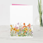 ヴィンテージバニーフローラ春イースターカード カード (裏面)