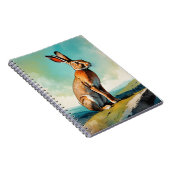 ヴィンテージバニーヘア | ノートブックのジャーナル ノートブック (右側)