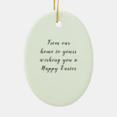 ヴィンテージバニーラビットイースターツリー セラミックオーナメント (裏面)