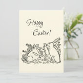ヴィンテージバニーラビットハッピーイースター シーズンカード (スタンド正面)