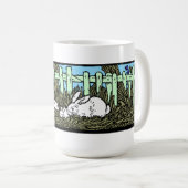 ヴィンテージバニーラビット家 コーヒーマグカップ (正面右)