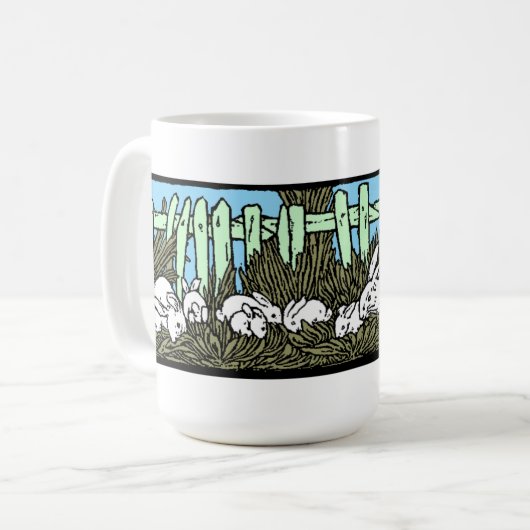 ヴィンテージバニーラビット家 コーヒーマグカップ (正面左)