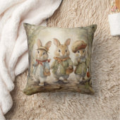 ヴィンテージバニー装飾用クッション クッション (ブランケット)