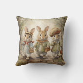 ヴィンテージバニー装飾用クッション クッション (裏面)