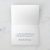 ヴィンテージバニー&ロビンインアスノーウッドホリデーカード シーズンカード (内部)