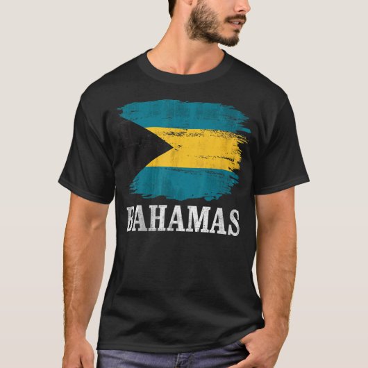 ヴィンテージバハマ国旗 Tシャツ (正面)