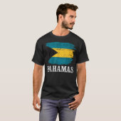 ヴィンテージバハマ国旗 Tシャツ (正面フル)