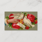 ヴィンテージバビクトリアンリズラブドヴクラシックァート 名刺 (裏面)