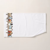 ヴィンテージバフランスのリズカントリーコテージ バスタオルセット (ハンドタオル)