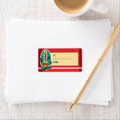 ヴィンテージバブルライトクリスマスギフトタグ ラベル (インサイチュ)