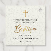 ヴィンテージバプテスマ フェイバータグ (裏面)