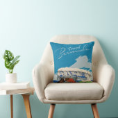 ヴィンテージバミューダトラベルアートイラストレーション クッション (椅子)