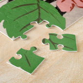 ヴィンテージバミューダトラベルアートイラストレーション ジグソーパズル (側面)