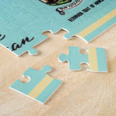 ヴィンテージバミューダマップ ジグソーパズル (側面)