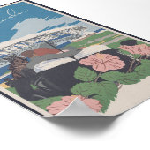 ヴィンテージバミューダ旅行ポスター ポスター (角)