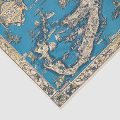 ヴィンテージバミューダ諸島の旧地図 薄葉紙 (詳細)