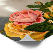 ヴィンテージバラあなたの結婚写真のポスター ポスター (角)