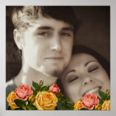 ヴィンテージバラあなたの結婚写真のポスター ポスター (正面)