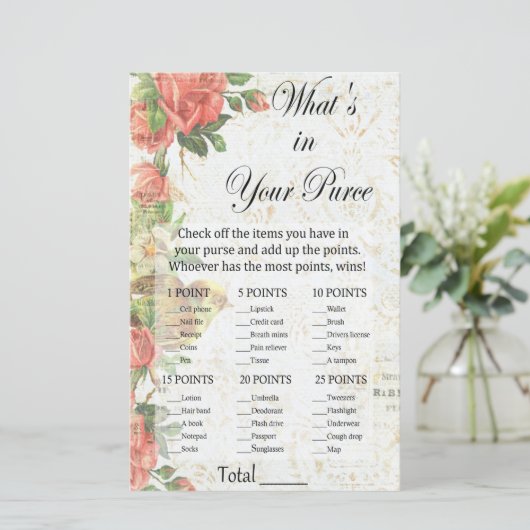 ヴィンテージバラあなたの財布のゲームの中に何がある (スタンド正面)