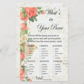 ヴィンテージバラあなたの財布のゲームの中に何がある (正面/裏面)