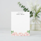 ヴィンテージバラありがとう サンキューカード (スタンド正面)