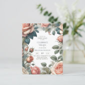 ヴィンテージバラお祝い生涯記念詩 (スタンド正面)