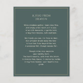 ヴィンテージバラお祝い生涯記念詩 (裏面)