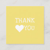 ヴィンテージバラでラブプロダクト作り感謝 スクエア名刺 (裏面)