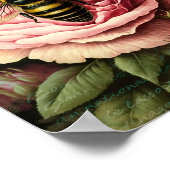 ヴィンテージバラとクイーンビー ポスター (角)