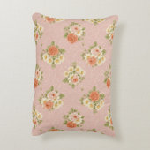 ヴィンテージバラとデイジー寝具 アクセントクッション (裏面(縦))