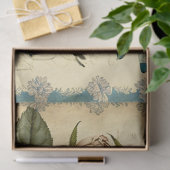 ヴィンテージバラとドラゴンフライのデコページ 薄葉紙 (ギフト)