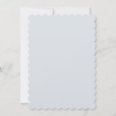 ヴィンテージバラとピンクエレガント サンキューカード (裏面)