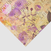 ヴィンテージバラとミツバチの分離 薄葉紙 (詳細)