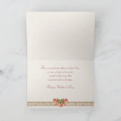 ヴィンテージバラとレース母のデイカード カード (内部)