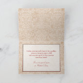 ヴィンテージバラとレース母のデイカード カード (内部)