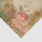 ヴィンテージバラとレース 薄葉紙 (詳細)