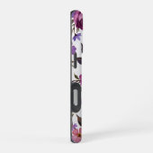 ヴィンテージバラと芽パターン iPhoneケース (右側面)