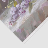 ヴィンテージバラと薄紫ブーケフローラデクページ 薄葉紙 (詳細)