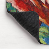 ヴィンテージバラと鳥 マウスパッド (コーナー)