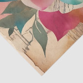 ヴィンテージバラのコラージュの切り離し 薄葉紙 (詳細)