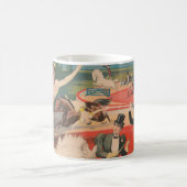 ヴィンテージバラのサーカス恋しく思ポスター コーヒーマグカップ (中央)