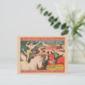 ヴィンテージバラのサーカス恋しく思ポスター ポストカード (スタンド正面)