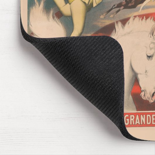 ヴィンテージバラのサーカス恋しく思ポスター マウスパッド (コーナー)