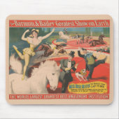 ヴィンテージバラのサーカス恋しく思ポスター マウスパッド (正面)