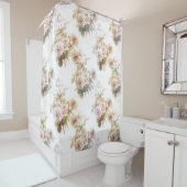 ヴィンテージバラの花模様 シャワーカーテン (インサイチュ)