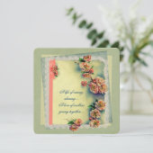 ヴィンテージバラの誓の更新デザイン 招待状 (スタンド正面)